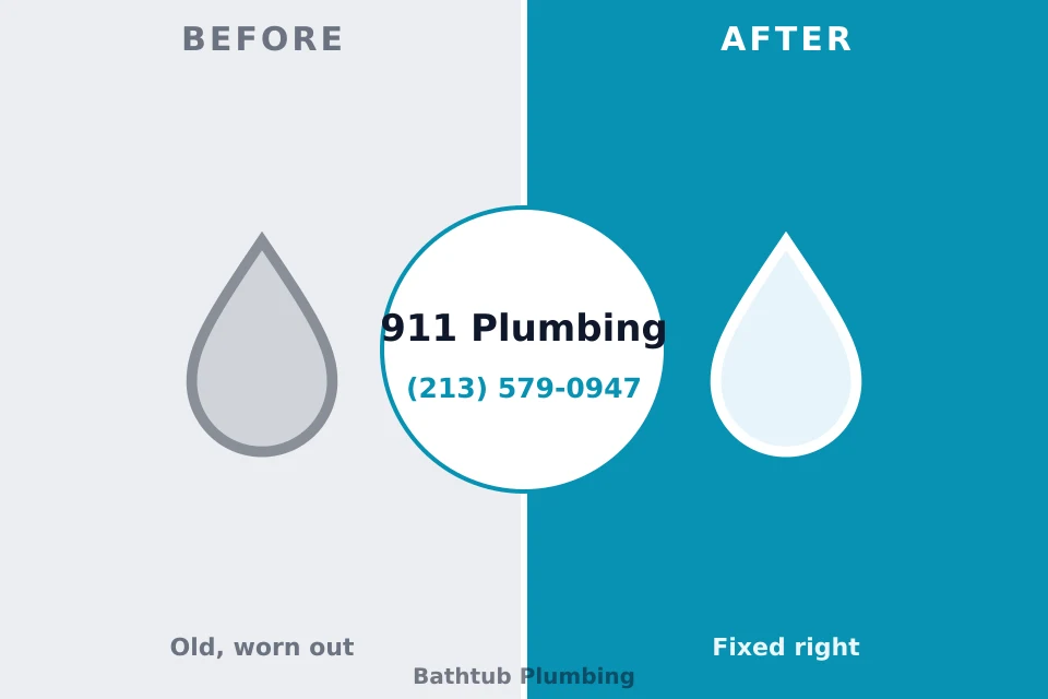 Before and after: plumbing repair Grafton, WV
